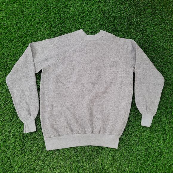 VTG 80s US Army Redlegs Military Sweatshirt Medium 21x24 Raglan Army Artillery - Picture 5 of 8